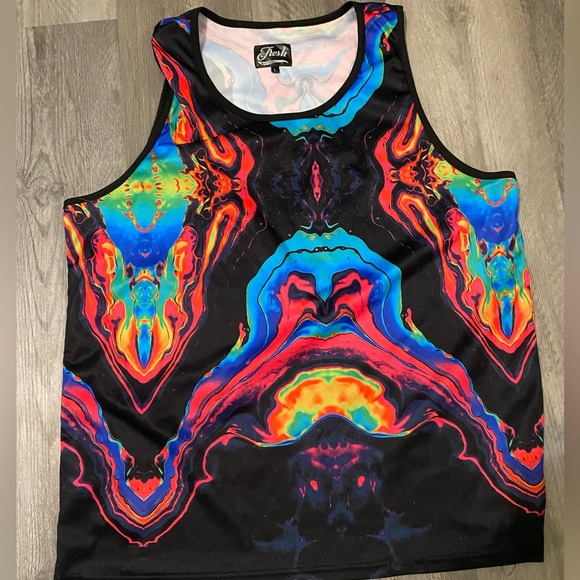 Mens colorful tank top - Picture 1 of 2